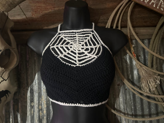 Small Spider web top