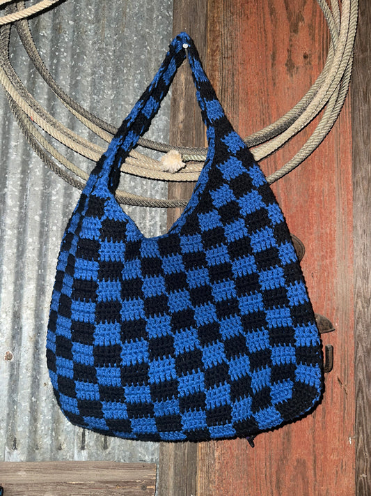 Black & Blue tote