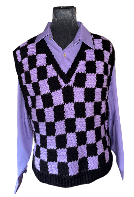 Large sweater vest