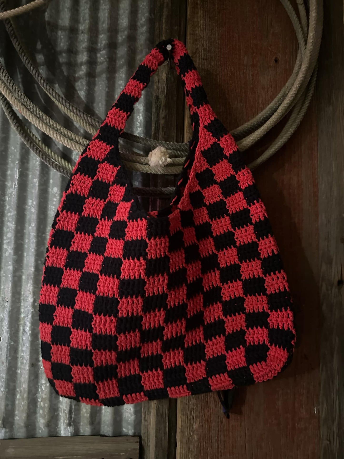 Black & Red tote